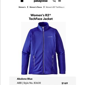 Patagonia fleece jacket. Patagonia R2 coat. Sz XS